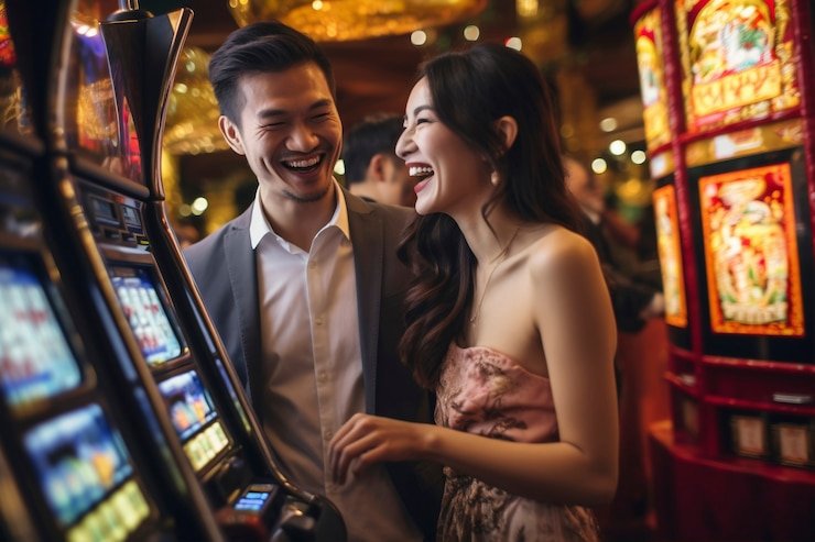 Suasana permainan casino langsung online dengan profesional dan elegan di platform lc500